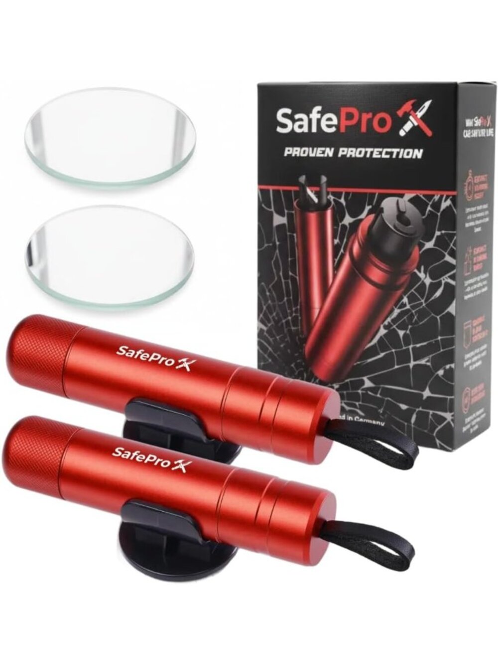2-in-1 Emergency Escape Tool | Car Window Breaker & Seatbelt Cutter | Safety Aid